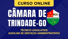 Capa Curso Câmara de Trindade - GO 2026  - Técnico Legislativo - Auxiliar de Serviços Administrativos